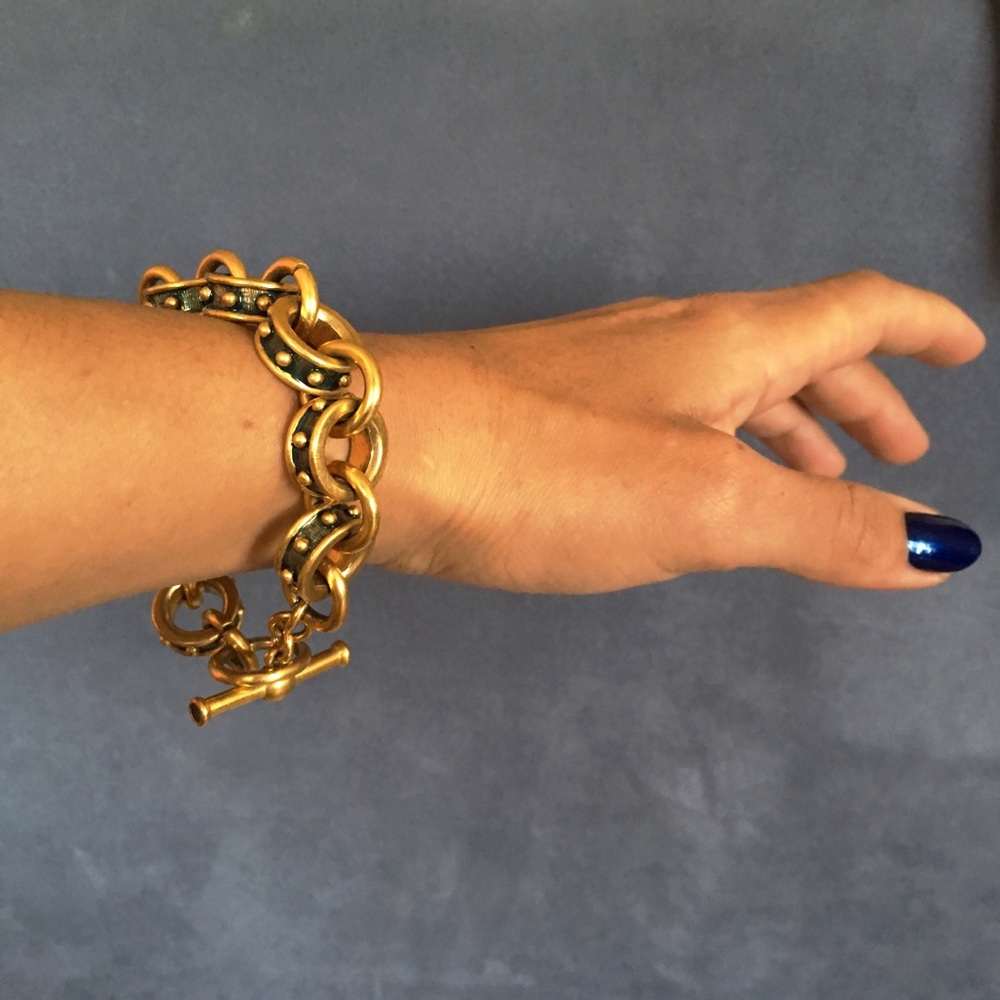 Gorgeous Studded Chain Link Bracelet
